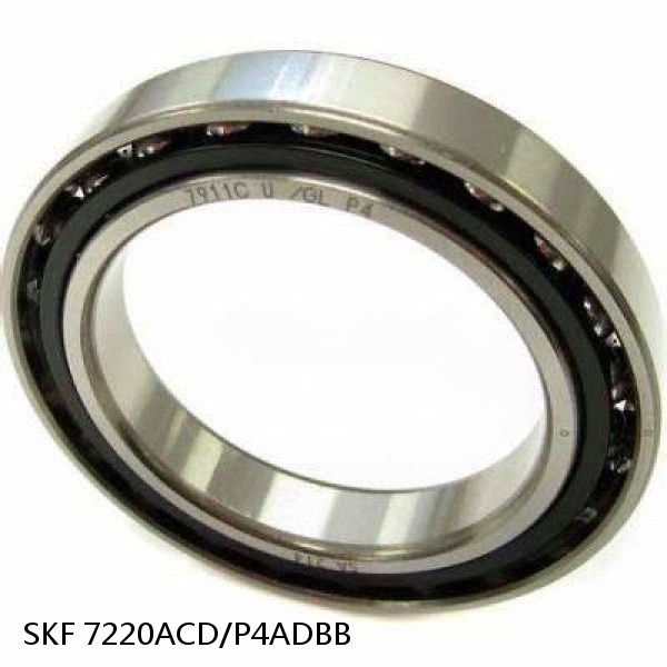 7220ACD/P4ADBB SKF Super Precision,Super Precision Bearings,Super Precision Angular Contact,7200 Series,25 Degree Contact Angle