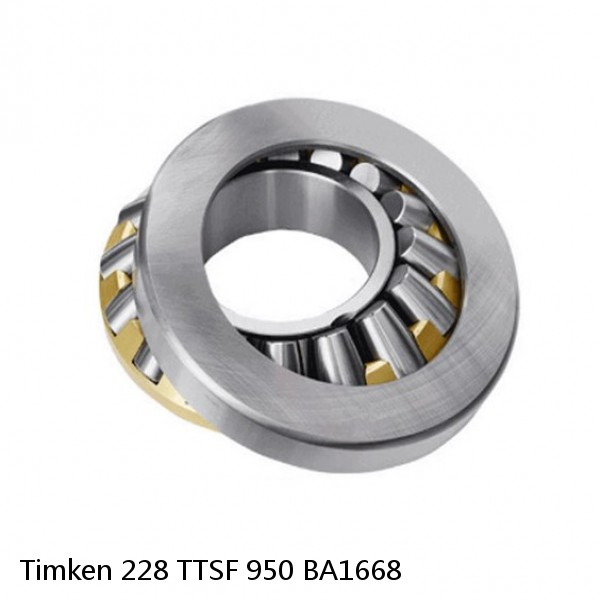 228 TTSF 950 BA1668 Timken Thrust Tapered Roller Bearing